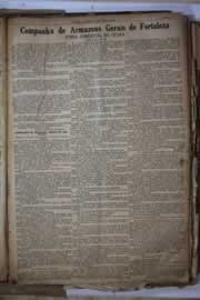 Página do jornal Correio do Ceará de janeiro de 1934