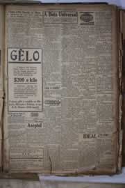 Página do jornal Correio do Ceará de janeiro de 1934