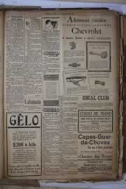 Página do jornal Correio do Ceará de fevereiro de 1934