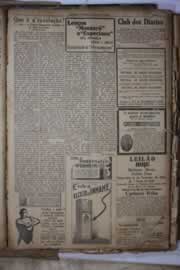 Página do jornal Correio do Ceará de fevereiro de 1934