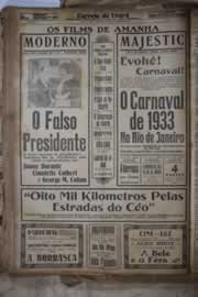 Página do jornal Correio do Ceará de fevereiro de 1934
