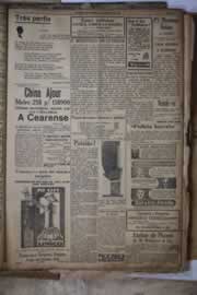 Página do jornal Correio do Ceará de fevereiro de 1934