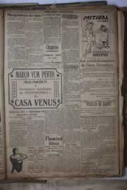 Página do jornal Correio do Ceará de fevereiro de 1934