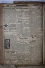 Página do jornal Correio do Ceará de fevereiro de 1934