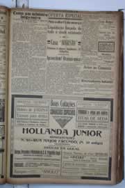 Página do jornal Correio do Ceará de março de 1934