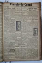 Página do jornal Correio do Ceará de março de 1934