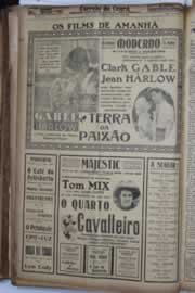 Página do jornal Correio do Ceará de março de 1934