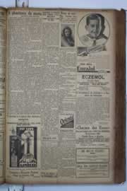 Página do jornal Correio do Ceará de março de 1934