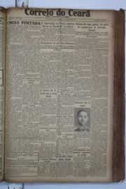 Página do jornal Correio do Ceará de março de 1934