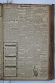 Página do jornal Correio do Ceará de março de 1934