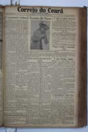 Página do jornal Correio do Ceará de março de 1934