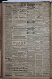 Página do jornal Correio do Ceará de março de 1934