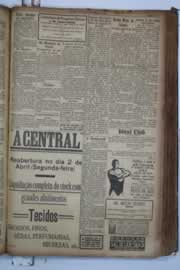 Página do jornal Correio do Ceará de março de 1934