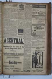 Página do jornal Correio do Ceará de abril de 1934