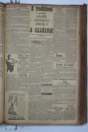 Página do jornal Correio do Ceará de abril de 1934