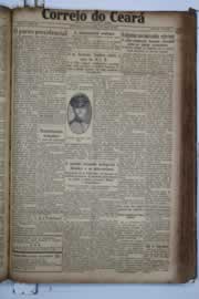 Página do jornal Correio do Ceará de abril de 1934