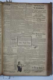 Página do jornal Correio do Ceará de abril de 1934