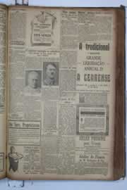 Página do jornal Correio do Ceará de abril de 1934