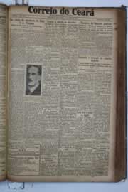 Página do jornal Correio do Ceará de abril de 1934