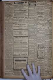 Página do jornal Correio do Ceará de abril de 1934
