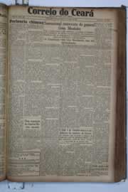 Página do jornal Correio do Ceará de abril de 1934