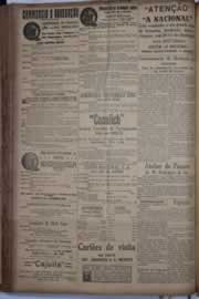Página do jornal Correio do Ceará de abril de 1934