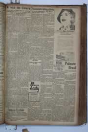Página do jornal Correio do Ceará de abril de 1934