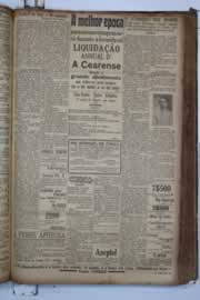 Página do jornal Correio do Ceará de abril de 1934