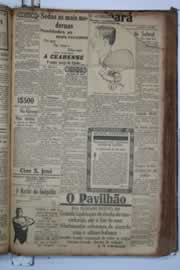Página do jornal Correio do Ceará de abril de 1934