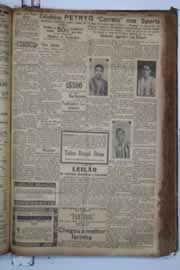 Página do jornal Correio do Ceará de abril de 1934