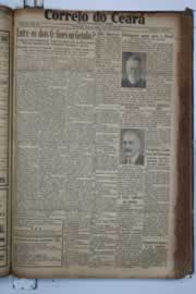 Página do jornal Correio do Ceará de abril de 1934