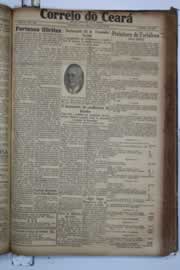 Página do jornal Correio do Ceará de abril de 1934