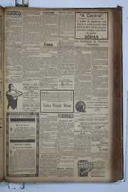 Página do jornal Correio do Ceará de abril de 1934