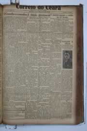 Página do jornal Correio do Ceará de abril de 1934