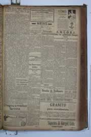 Página do jornal Correio do Ceará de abril de 1934