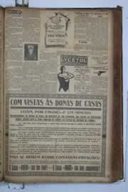 Página do jornal Correio do Ceará de abril de 1934