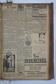 Página do jornal Correio do Ceará de abril de 1934