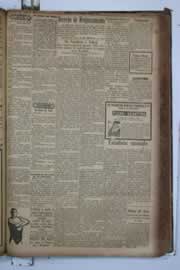 Página do jornal Correio do Ceará de abril de 1934