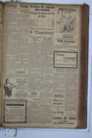 Página do jornal Correio do Ceará de abril de 1934