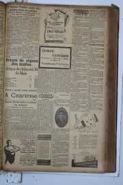 Página do jornal Correio do Ceará de abril de 1934