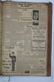 Página do jornal Correio do Ceará de maio de 1934