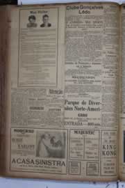 Página do jornal Correio do Ceará de maio de 1934