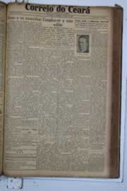 Página do jornal Correio do Ceará de maio de 1934
