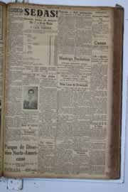 Página do jornal Correio do Ceará de maio de 1934