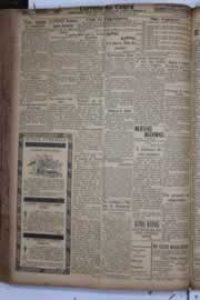 Página do jornal Correio do Ceará de maio de 1934