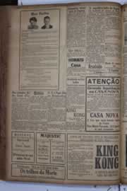 Página do jornal Correio do Ceará de maio de 1934