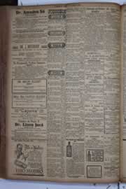 Página do jornal Correio do Ceará de maio de 1934