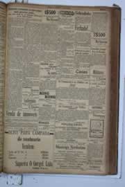 Página do jornal Correio do Ceará de maio de 1934