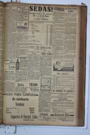 Página do jornal Correio do Ceará de maio de 1934