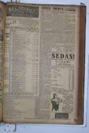 Página do jornal Correio do Ceará de maio de 1934